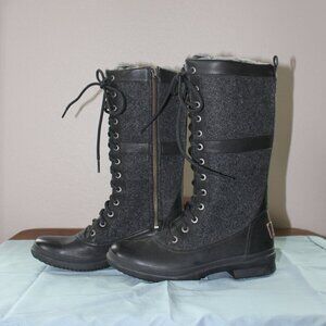 UGG Elvia Tall Black Boots Size 6